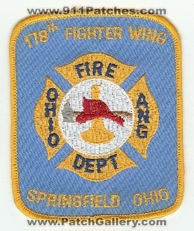 Springfield ANGB 178th Fighter Wing Fire Dept
Thanks to PaulsFirePatches.com for this scan.
Keywords: ohio air national guard base usaf fw department