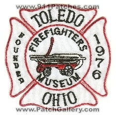 Toledo Firefighters Museum
Thanks to PaulsFirePatches.com for this scan.
Keywords: ohio