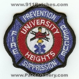 University Heights Fire Rescue
Thanks to PaulsFirePatches.com for this scan.
Keywords: ohio prevention suppression