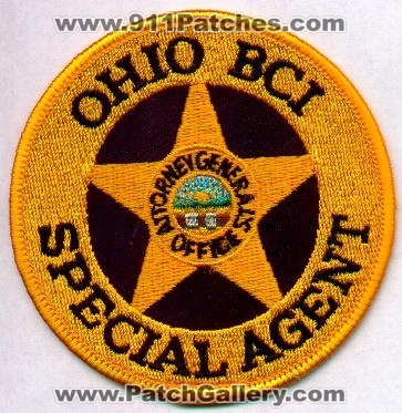 Ohio BCI Special Agent
Thanks to EmblemAndPatchSales.com for this scan.
Keywords: attorney general's generals office