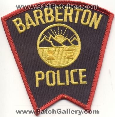 Barberton Police
Thanks to EmblemAndPatchSales.com for this scan.
Keywords: ohio