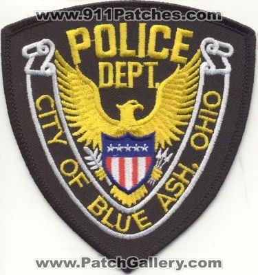 Blue Ash Police Dept
Thanks to EmblemAndPatchSales.com for this scan.
Keywords: ohio department city of