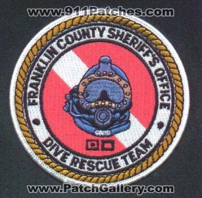 Franklin County Sheriff's Office Dive Rescue Team
Thanks to EmblemAndPatchSales.com for this scan.
Keywords: ohio sheriffs