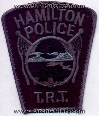 Hamilton Police T.R.T.
Thanks to EmblemAndPatchSales.com for this scan.
Keywords: ohio trt