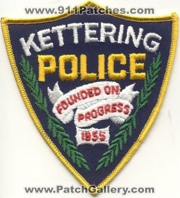 Kettering Police
Thanks to EmblemAndPatchSales.com for this scan.
Keywords: ohio