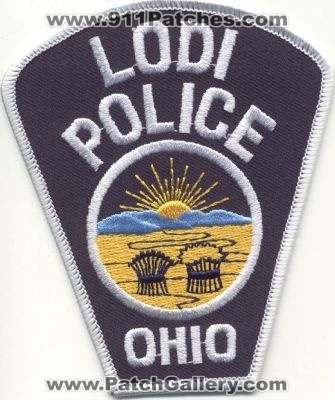 Lodi Police
Thanks to EmblemAndPatchSales.com for this scan.
Keywords: ohio