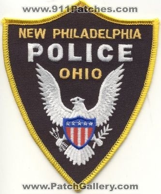 New Philadelphia Police
Thanks to EmblemAndPatchSales.com for this scan.
Keywords: ohio