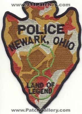 Newark Police
Thanks to EmblemAndPatchSales.com for this scan.
Keywords: ohio