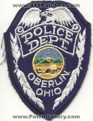 Oberlin Police Dept
Thanks to EmblemAndPatchSales.com for this scan.
Keywords: ohio department