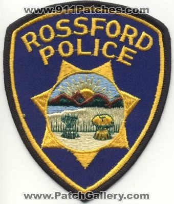 Rossford Police
Thanks to EmblemAndPatchSales.com for this scan.
Keywords: ohio