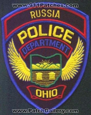 Russia Police Department
Thanks to EmblemAndPatchSales.com for this scan.
Keywords: ohio