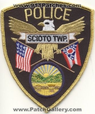 Scioto Twp Police
Thanks to EmblemAndPatchSales.com for this scan.
Keywords: ohio township