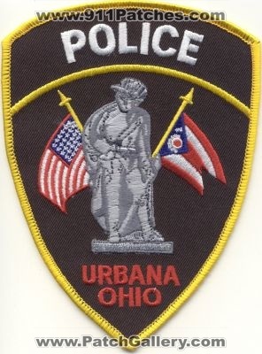 Urbana Police
Thanks to EmblemAndPatchSales.com for this scan.
Keywords: ohio