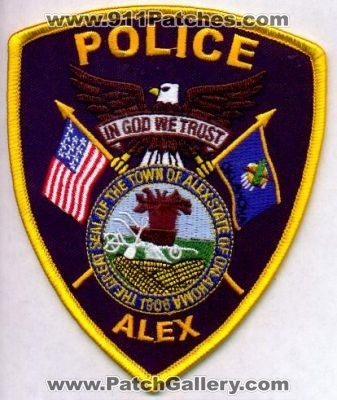 Alex Police
Thanks to EmblemAndPatchSales.com for this scan.
Keywords: oklahoma town of