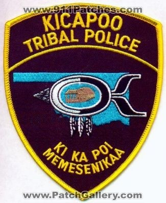 Kicapoo Tribal Police
Thanks to EmblemAndPatchSales.com for this scan.
Keywords: oklahoma