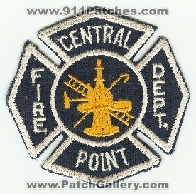 Central Point Fire Dept
Thanks to PaulsFirePatches.com for this scan.
Keywords: oregon department