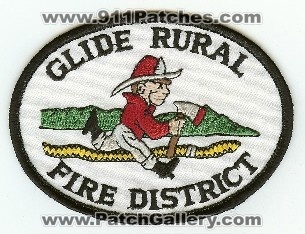 Glide Rural Fire District
Thanks to PaulsFirePatches.com for this scan.
Keywords: oregon