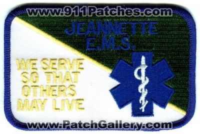 Jeannette EMS (Pennsylvania)
Scan By: PatchGallery.com
Keywords: e.m.s.