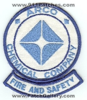 ARCO Chemical Company Fire and Safety
Thanks to PaulsFirePatches.com for this scan.
Keywords: pennsylvania