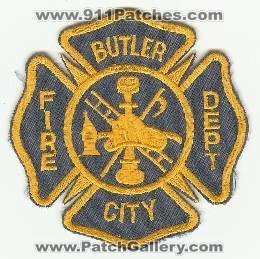 Butler City Fire Dept
Thanks to PaulsFirePatches.com for this scan.
Keywords: pennsylvania department