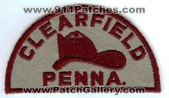 Clearfield Fire
Thanks to PaulsFirePatches.com for this scan.
Keywords: pennsylvania