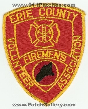 Erie County Volunteer Firemens Association
Thanks to PaulsFirePatches.com for this scan.
Keywords: pennsylvania