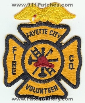 Fayette City Volunteer Fire Co
Thanks to PaulsFirePatches.com for this scan.
Keywords: pennsylvania company