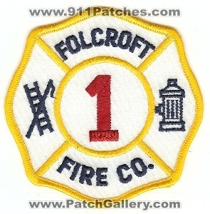 Folcroft Fire Co 1
Thanks to PaulsFirePatches.com for this scan.
Keywords: pennsylvania company