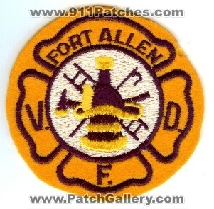 Fort Allen VFD
Thanks to PaulsFirePatches.com for this scan.
Keywords: pennsylvania volunteer fire department ft