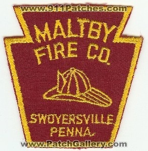 Maltby Fire Co
Thanks to PaulsFirePatches.com for this scan.
Keywords: pennsylvania company swoyersville