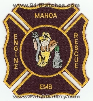 Manoa Fire
Thanks to PaulsFirePatches.com for this scan.
Keywords: pennsylvania engine rescue ems