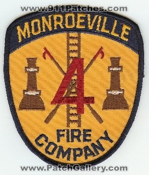 Monroeville Fire Company 4
Thanks to PaulsFirePatches.com for this scan.
Keywords: pennsylvania