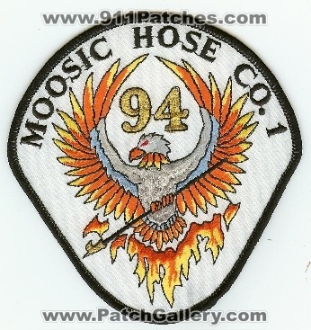Moosic Hose Co 1
Thanks to PaulsFirePatches.com for this scan.
Keywords: pennsylvania company 94