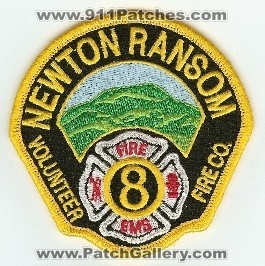 Newton Ransom Volunteer Fire Co 8
Thanks to PaulsFirePatches.com for this scan.
Keywords: pennsylvania company ems