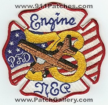 Philadelphia Fire North East Airport Engine 73
Thanks to PaulsFirePatches.com for this scan.
Keywords: pennsylvania department pfd