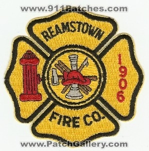 Reamstown Fire Co
Thanks to PaulsFirePatches.com for this scan.
Keywords: pennsylvania company