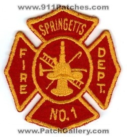 Springetts Fire Dept No 1
Thanks to PaulsFirePatches.com for this scan.
Keywords: pennsylvania department number