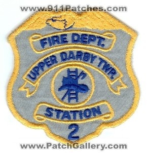 Upper Darby Twp Fire Dept Station 2
Thanks to PaulsFirePatches.com for this scan.
Keywords: pennsylvania township department