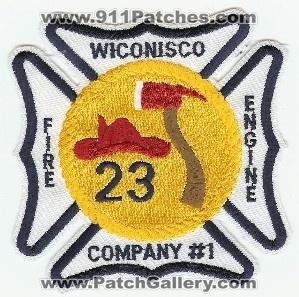 Wiconisco Fire Engine Company #1
Thanks to PaulsFirePatches.com for this scan.
Keywords: pennsylvania 23 number