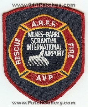 Wilkes Barre Scranton International Airport ARFF Fire Rescue
Thanks to PaulsFirePatches.com for this scan.
Keywords: pennsylvania a.r.f.f. cfr aircraft crash avp