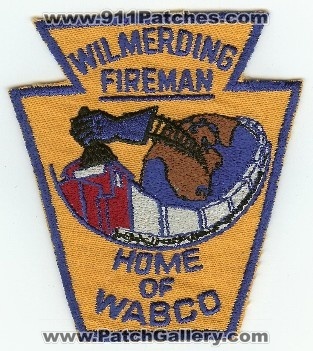 Wilmerding Fireman
Thanks to PaulsFirePatches.com for this scan.
Keywords: pennsylvania wabco