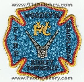 Woodlyn Fire Rescue
Thanks to PaulsFirePatches.com for this scan.
Keywords: pennsylvania ridley township