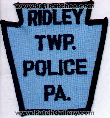 Ridley Twp Police
Thanks to EmblemAndPatchSales.com for this scan.
Keywords: pennsylvania township