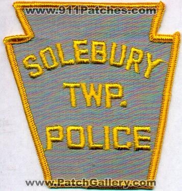Solebury Twp Police
Thanks to EmblemAndPatchSales.com for this scan.
Keywords: pennsylvania township