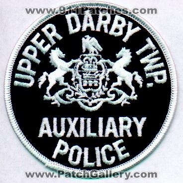 Upper Darby Twp Auxiliary Police
Thanks to EmblemAndPatchSales.com for this scan.
Keywords: pennsylvania township