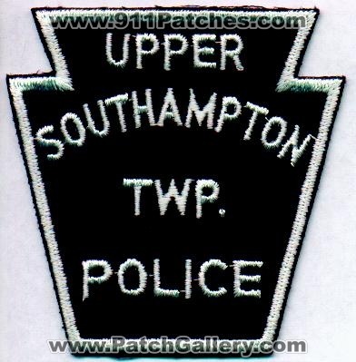 Upper Southampton Twp Police
Thanks to EmblemAndPatchSales.com for this scan.
Keywords: pennsylvania township