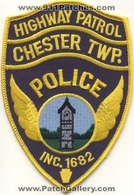 Chester Twp Police Highway Patrol
Thanks to EmblemAndPatchSales.com for this scan.
Keywords: pennsylvania township
