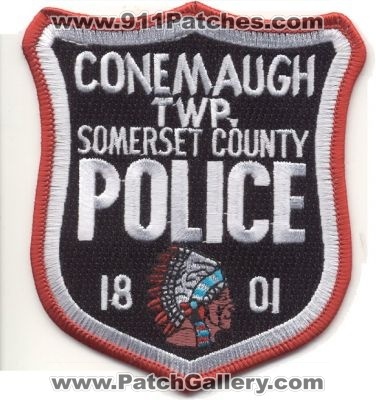 Conemaugh Twp Police
Thanks to EmblemAndPatchSales.com for this scan.
Keywords: pennsylvania township somerset county