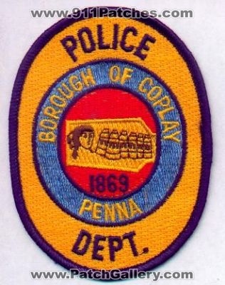 Coplay Police Dept
Thanks to EmblemAndPatchSales.com for this scan.
Keywords: pennsylvania department borough of