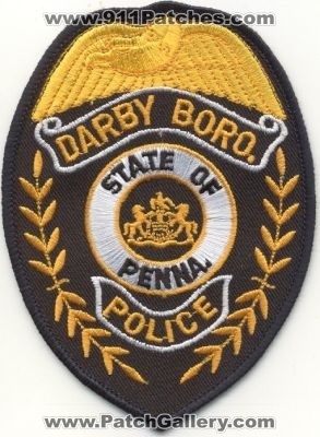 Darby Boro Police
Thanks to EmblemAndPatchSales.com for this scan.
Keywords: pennsylvania borough